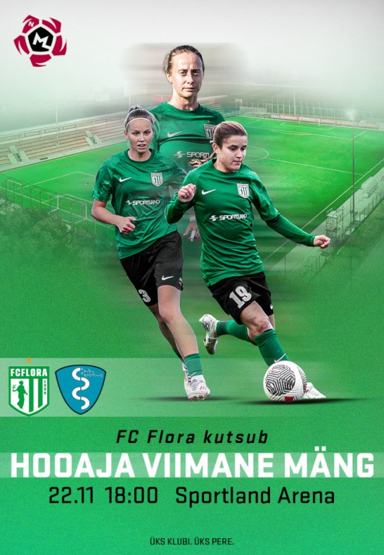 Naiste Meistriliiga 26.voor: FC Flora vs Saku Sporting