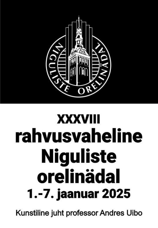 XXXVIII rahvusvahelise Niguliste orelinädala kontsert 'Kolm viiulit ja kolm tšellot'