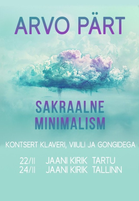 Arvo Pärt. Sakraalne minimalism