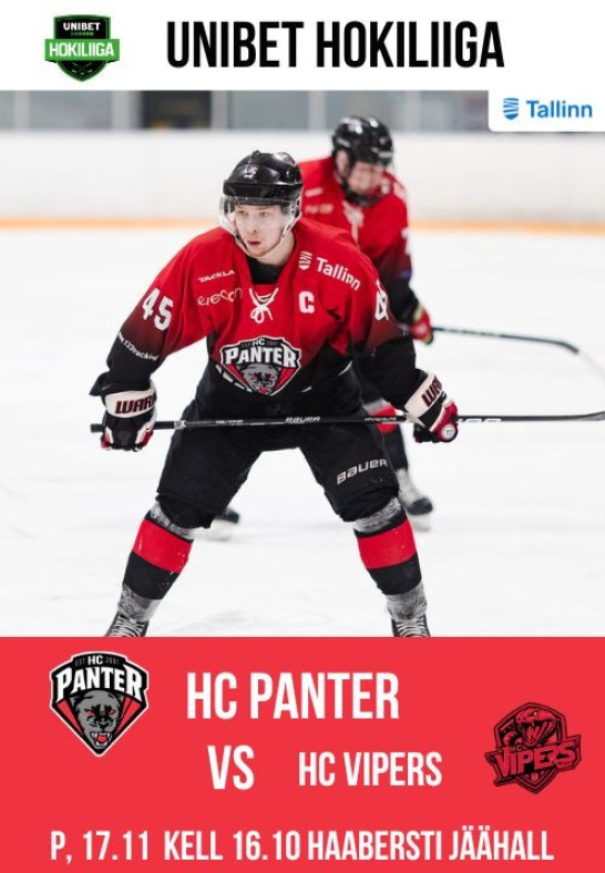 HC Panter vs HC Vipers / Unibet Hokiliiga mängud