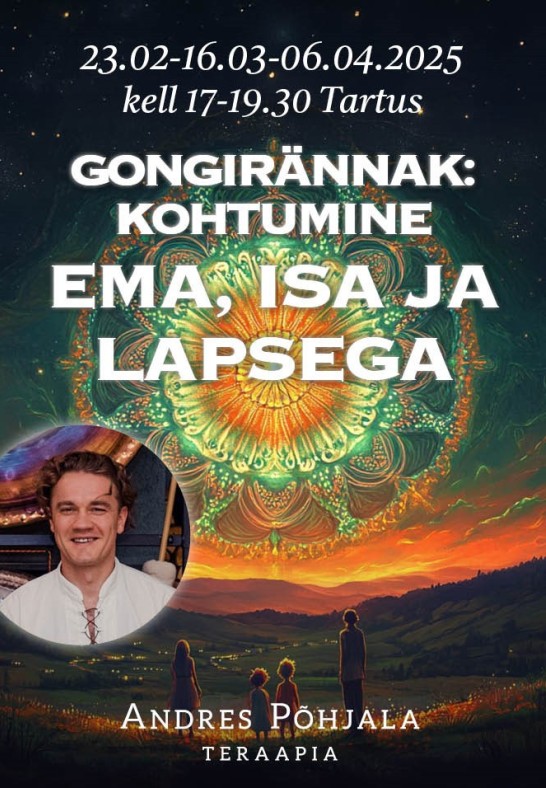 Gongirännak: kohtumine emaga, isaga ja lapsega. Kolme korra pilet