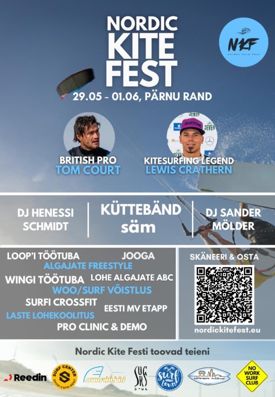 Nordic Kite Fest - Maailmatasemel lohesurfi sündmus Eestis!