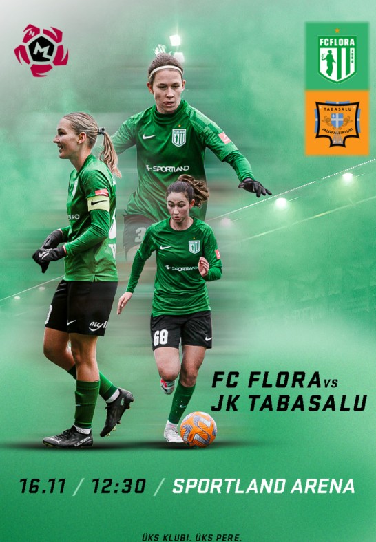 Naiste Meistriliiga 25.voor: FC Flora vs JK Tabasalu