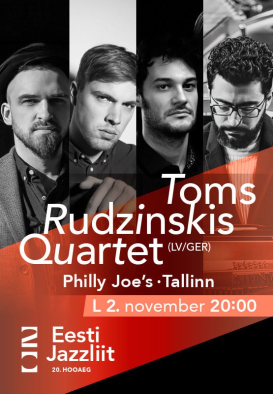 Jazzliit 20 ja Philly Joe's LIVE | Toms Rudzinskis Quartet (LV/GER)